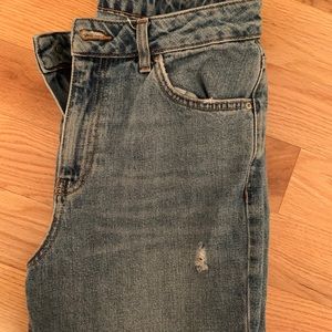 topshop high waisted mom jeans